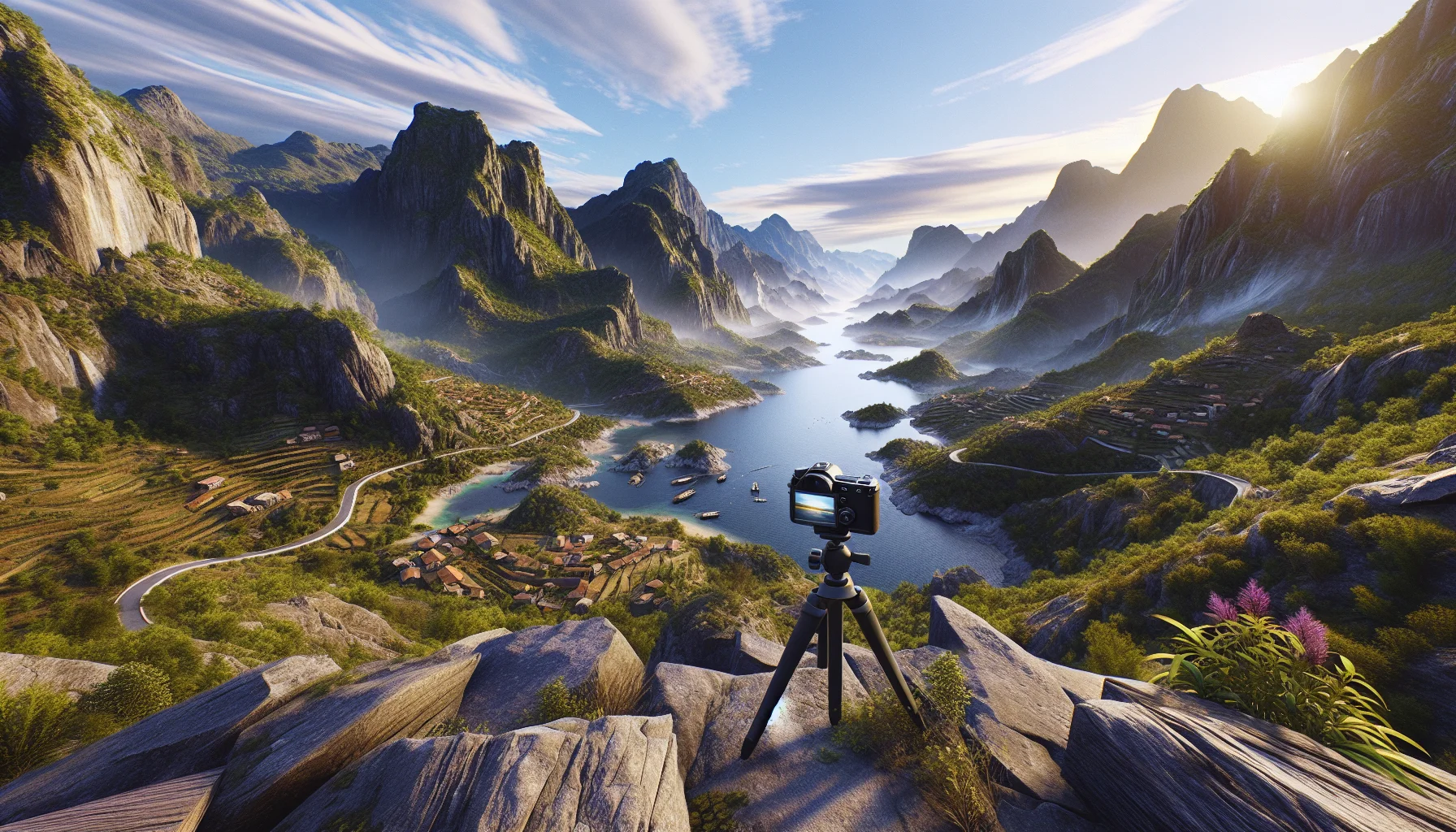 Imagenes gratis generadas por inteligencia artificial de Montaña 30