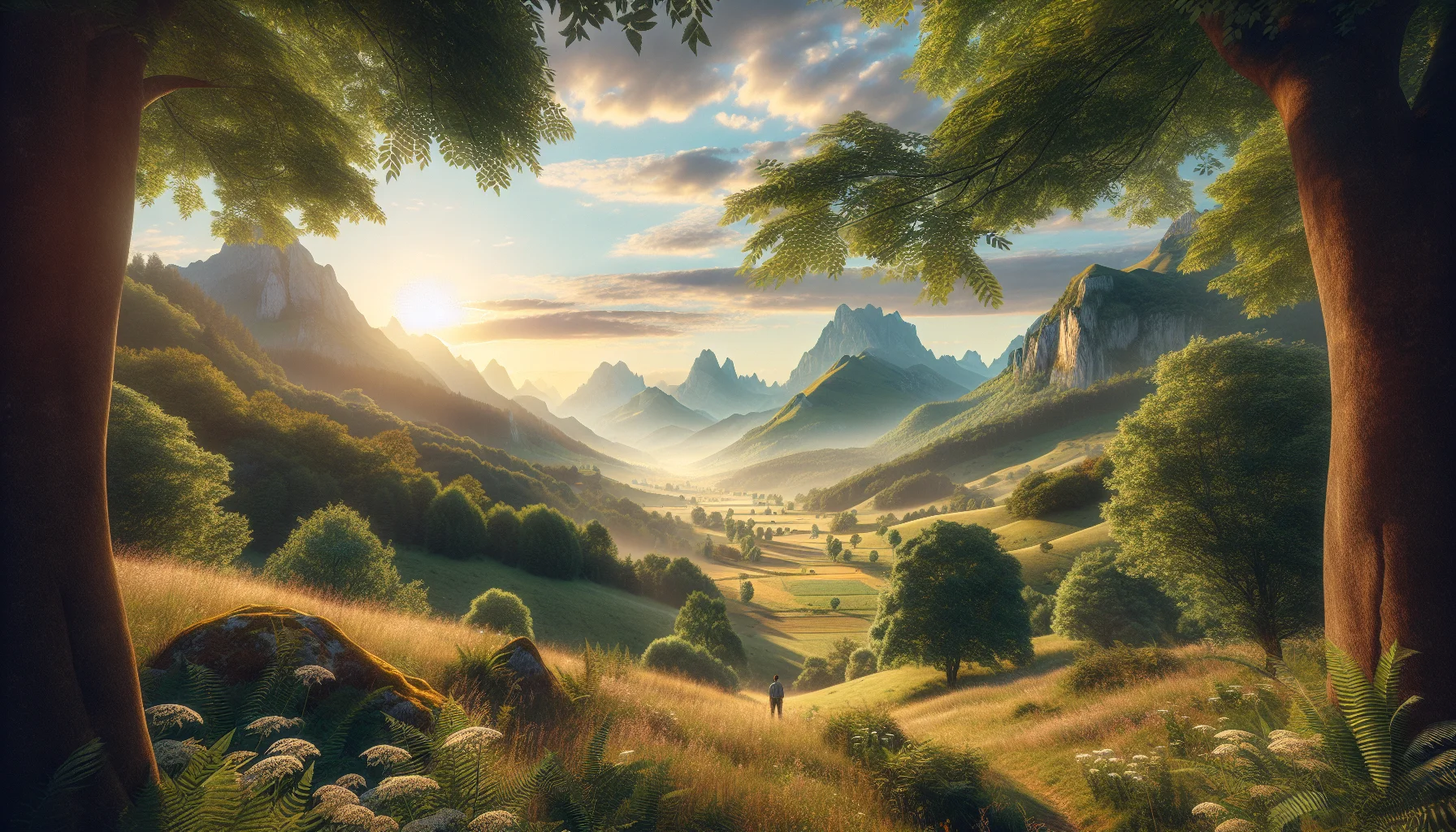 Imagenes gratis generadas por inteligencia artificial de Montaña 33