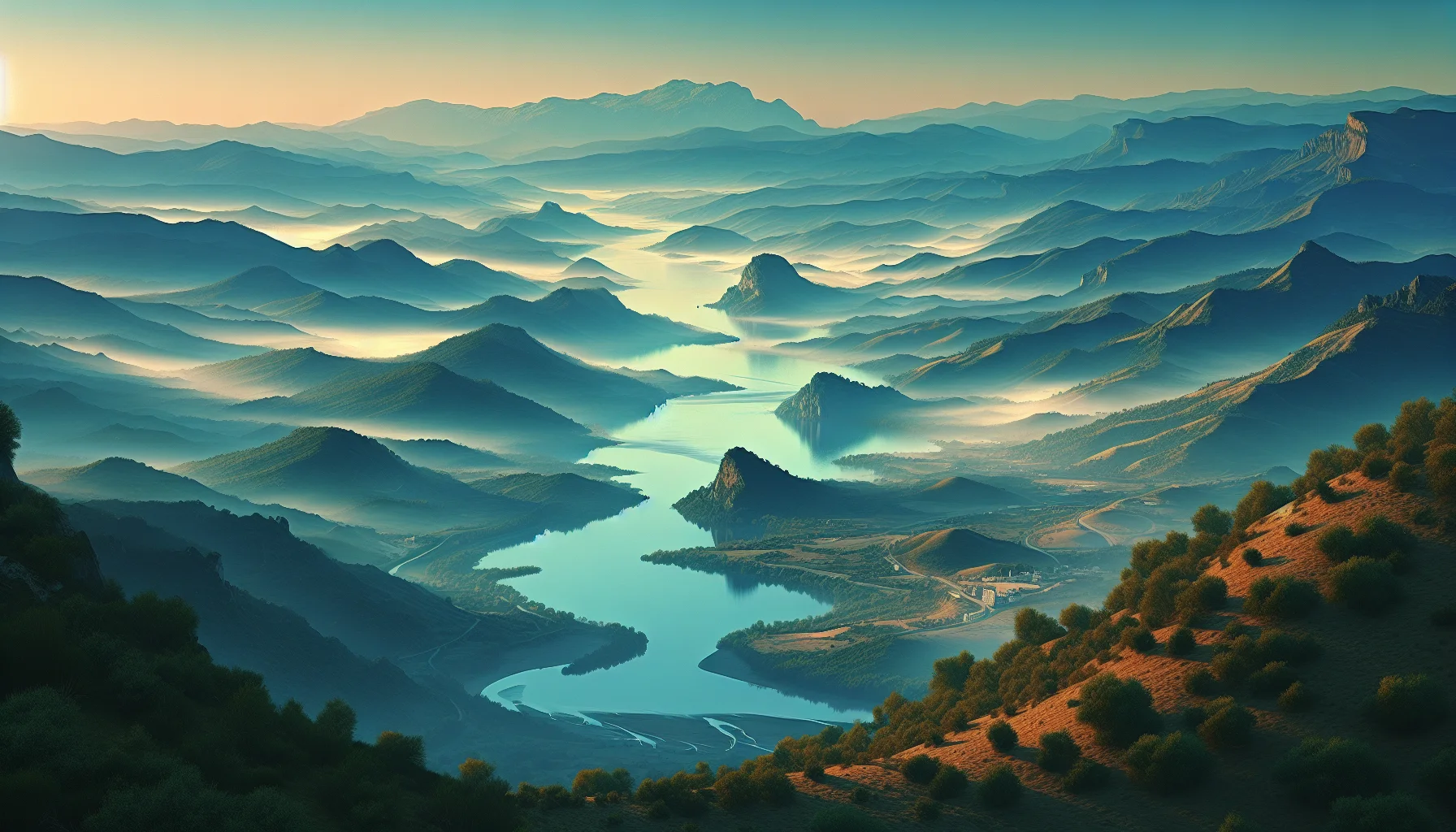 Imagenes gratis generadas por inteligencia artificial de Montaña 35