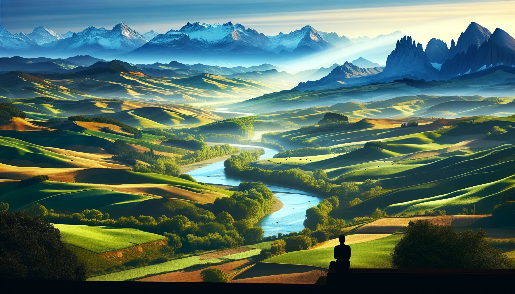 Imagenes gratis generadas por inteligencia artificial de Montaña 43