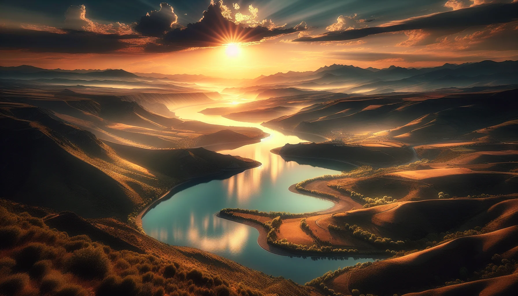 Imagenes gratis generadas por inteligencia artificial de Montaña 45